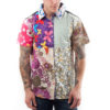 Short sleeved, Flower shirt, Part Shirt, Loud Shirt, Mutts Nuts, Shite Shirt, Loud Party Shirt, Pattern Shirt